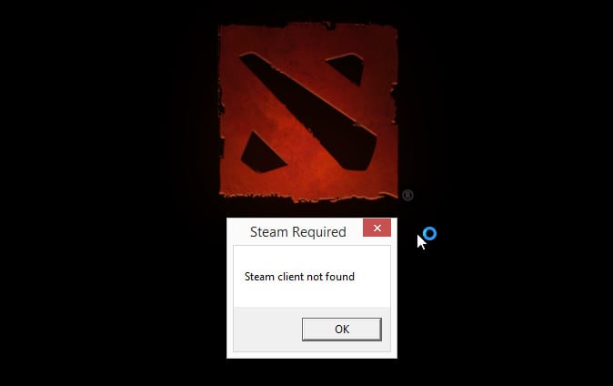 Хати ростро клик кунед Исправляем ошибку Steam client not found