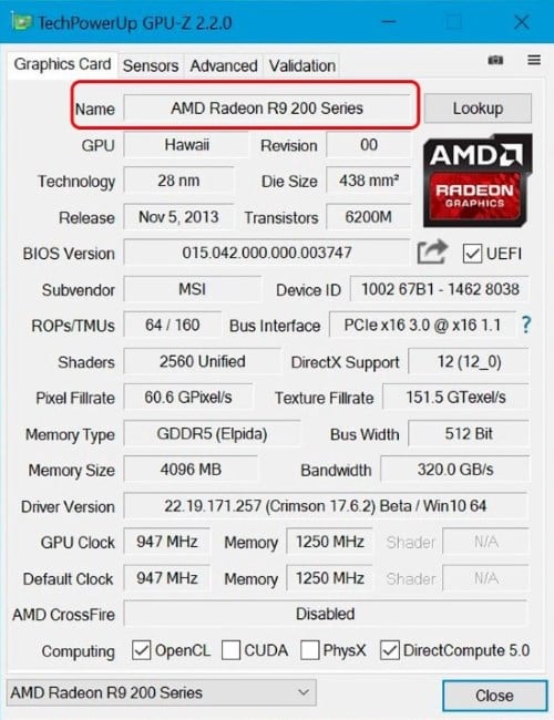 files/2018/09/GPU-Z-2.2.0.jpg 500w, http://kusosekai.info/files/2018/09/GPU-Z-2.2.0-231x300.jpg 231w Определение модели и фирмы-производителя при помощи утилиты GPU-Z